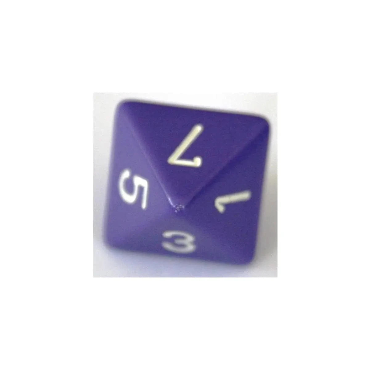 Chessex Chessex Opaque Purple/White W8