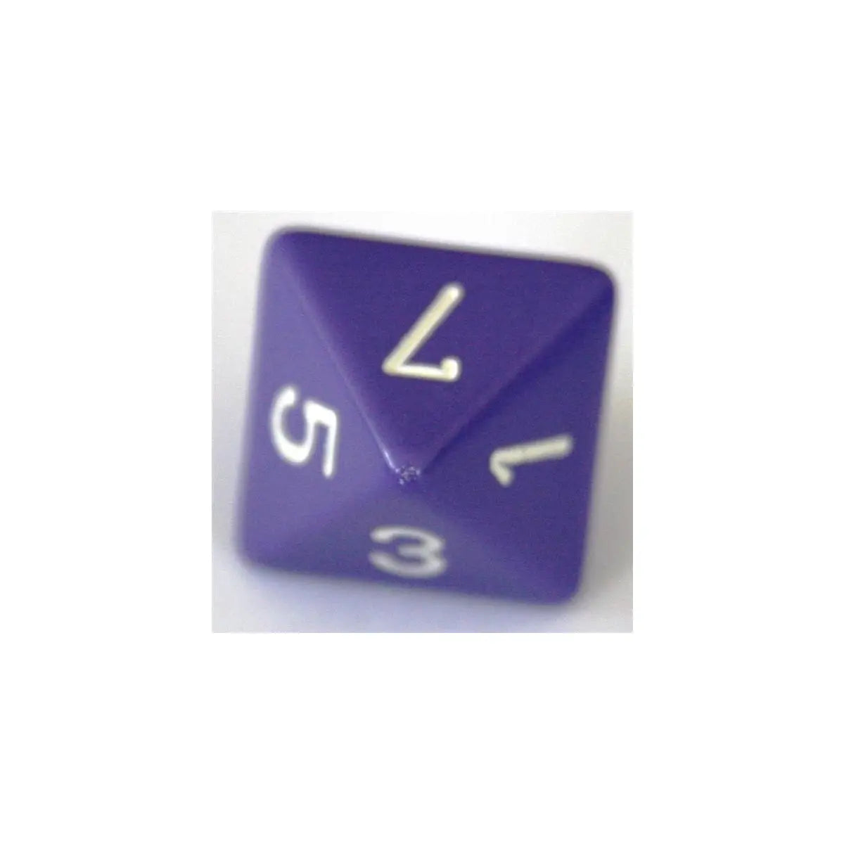 Chessex Opaque Purple/White W8
