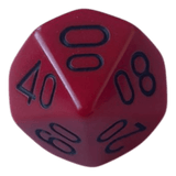Chessex Chessex Opaque Red/Black W10-0