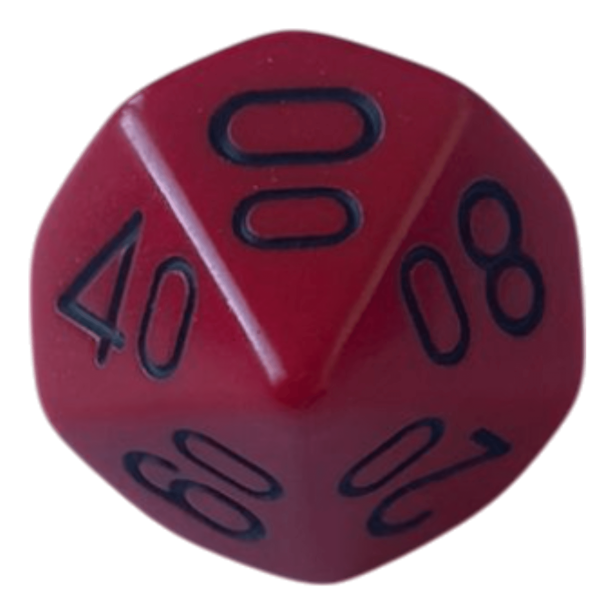 Chessex Chessex Opaque Red/Black W10-0