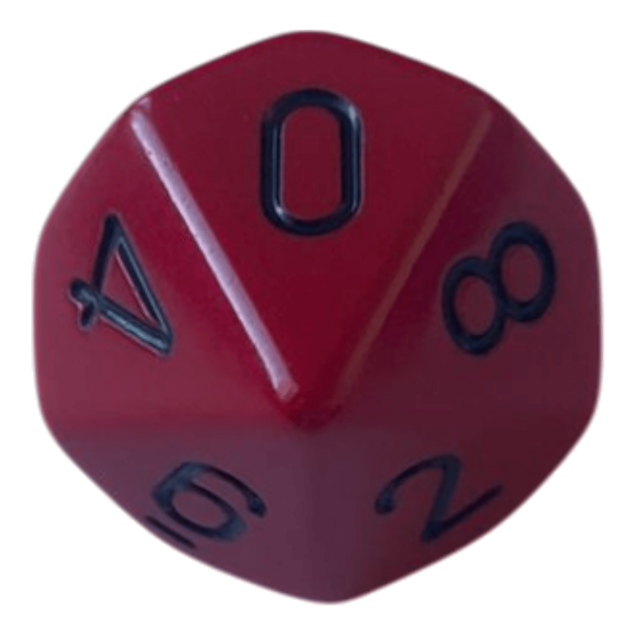 Chessex Chessex Opaque Red/Black W10