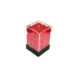 Chessex Chessex Opaque Red/Black W6 12mm Set