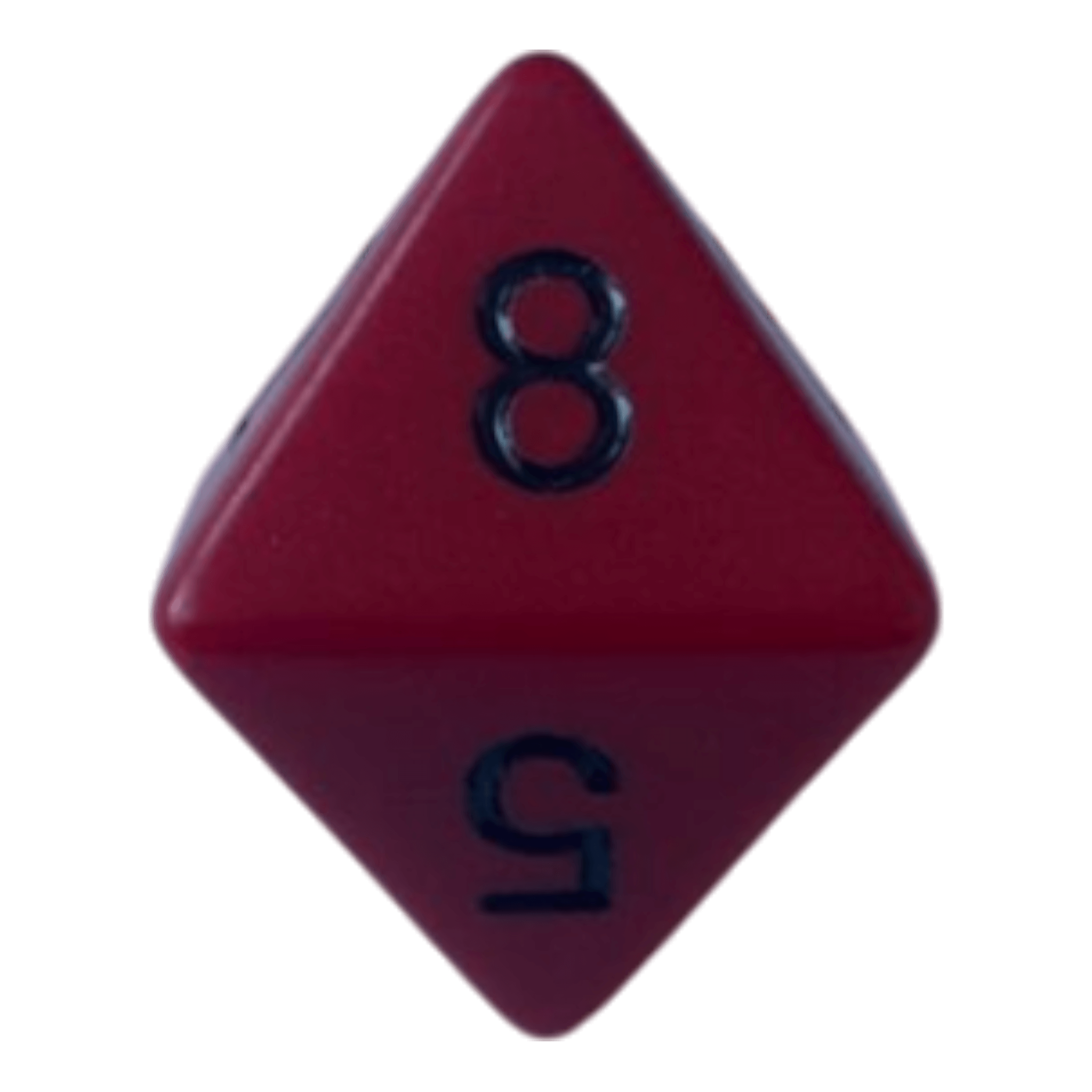 Chessex Chessex Opaque Red/Black W8