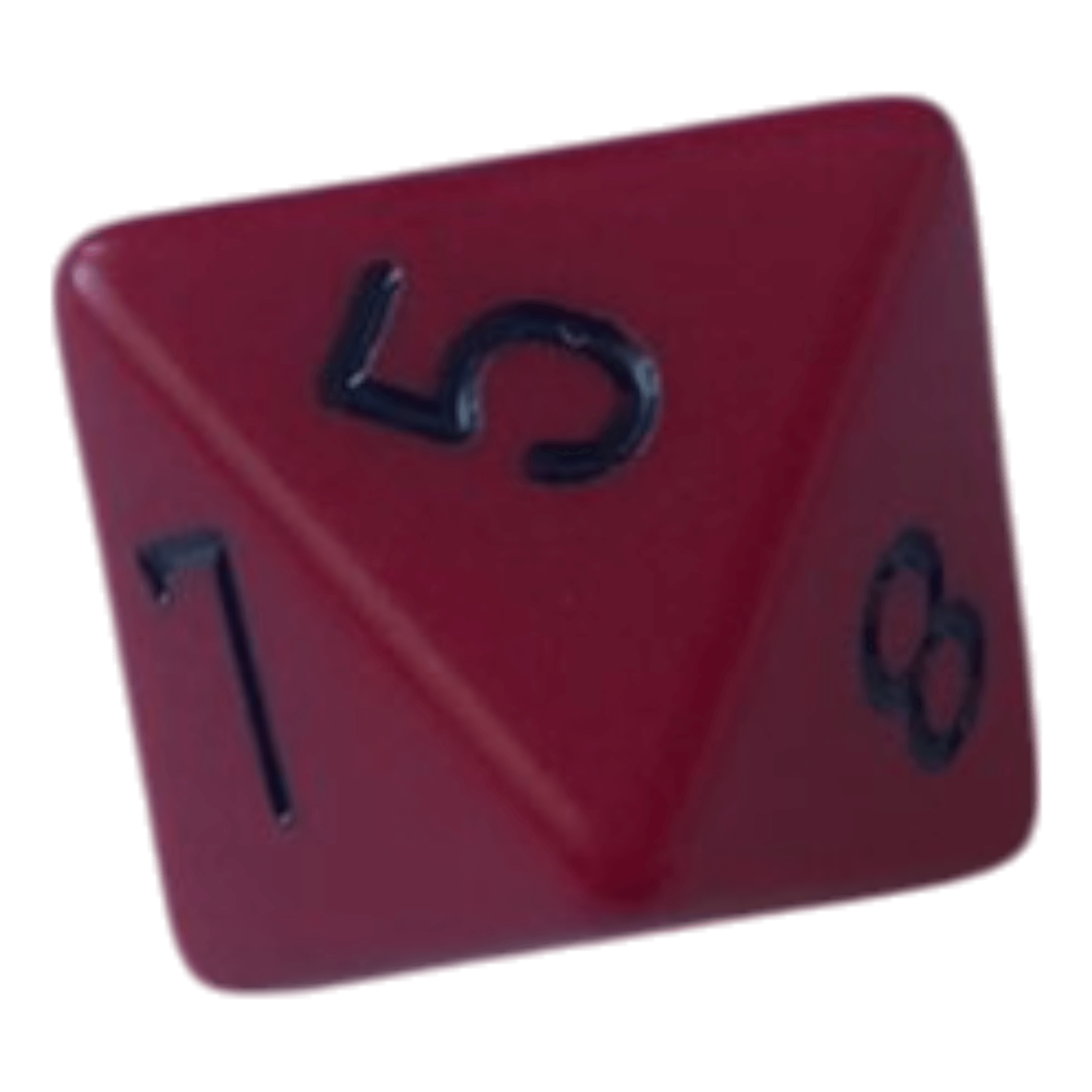 Chessex Chessex Opaque Red/Black W8
