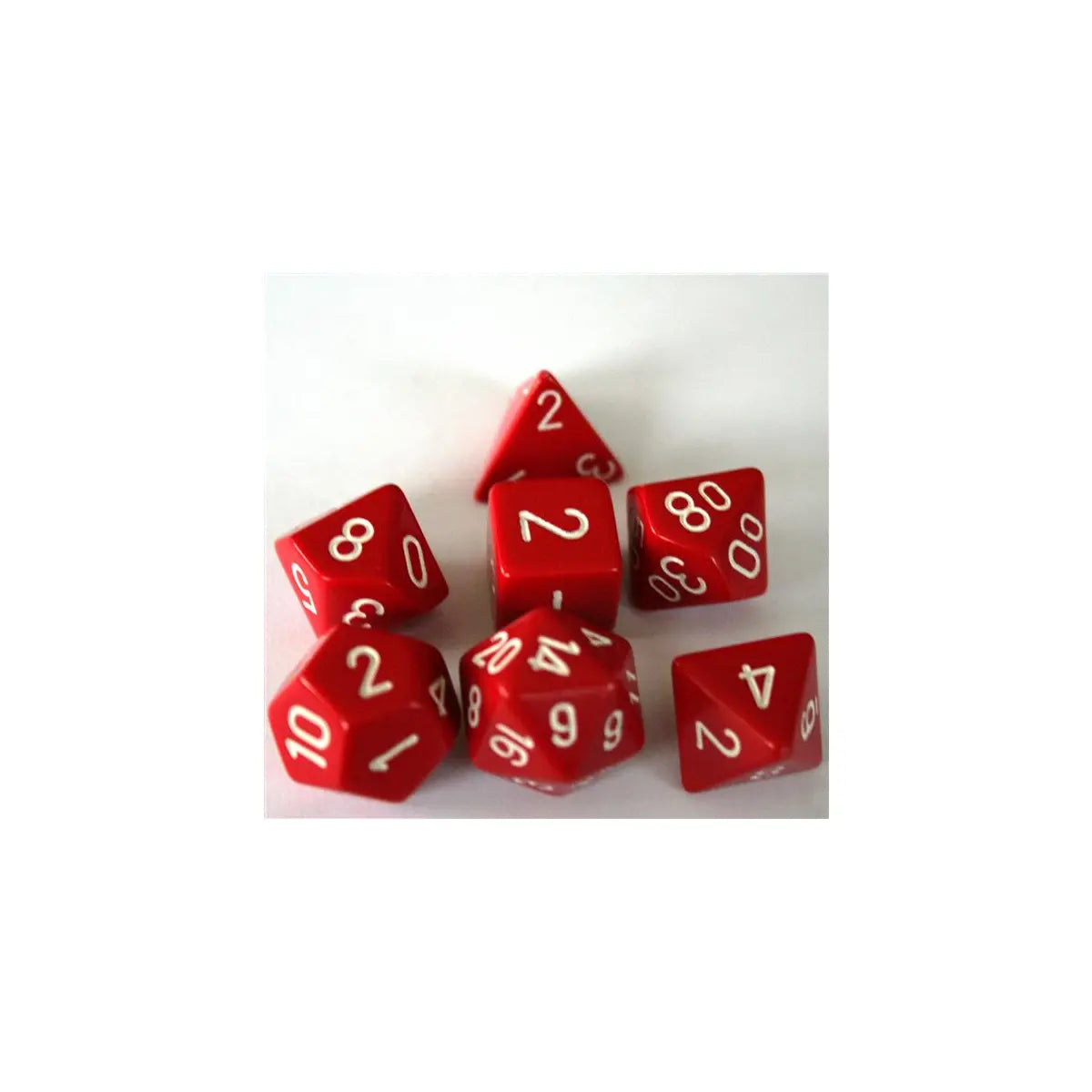 Chessex Opaque Red/White Set