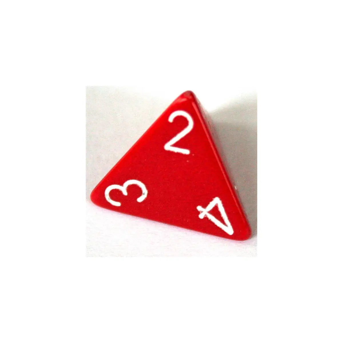 Chessex Opaque Red/White W4