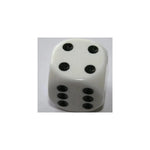 Chessex Chessex Opaque White W6 12mm