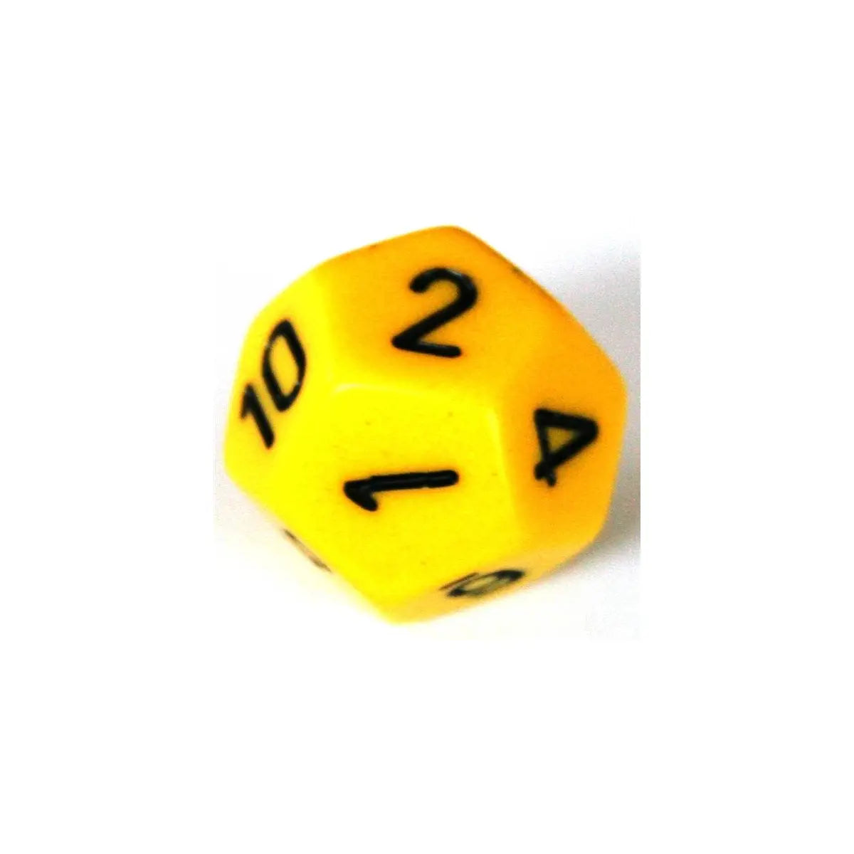 Chessex Opaque Yellow W12