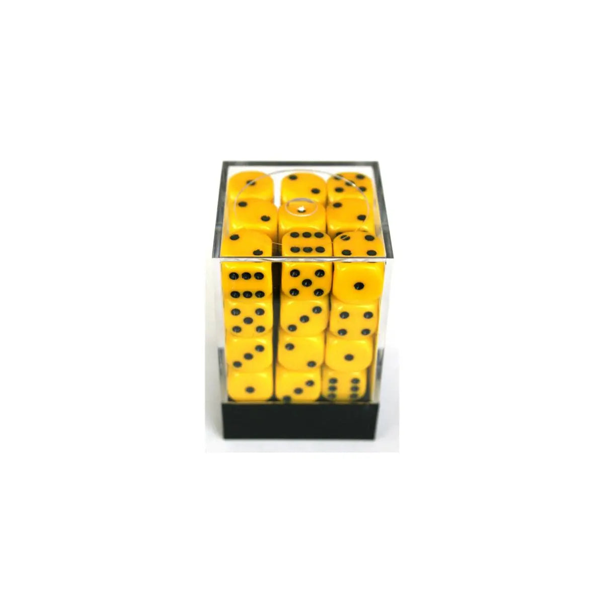 Chessex Opaque Yellow W6 12mm Set