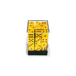 Chessex Opaque Yellow W6 12mm Set