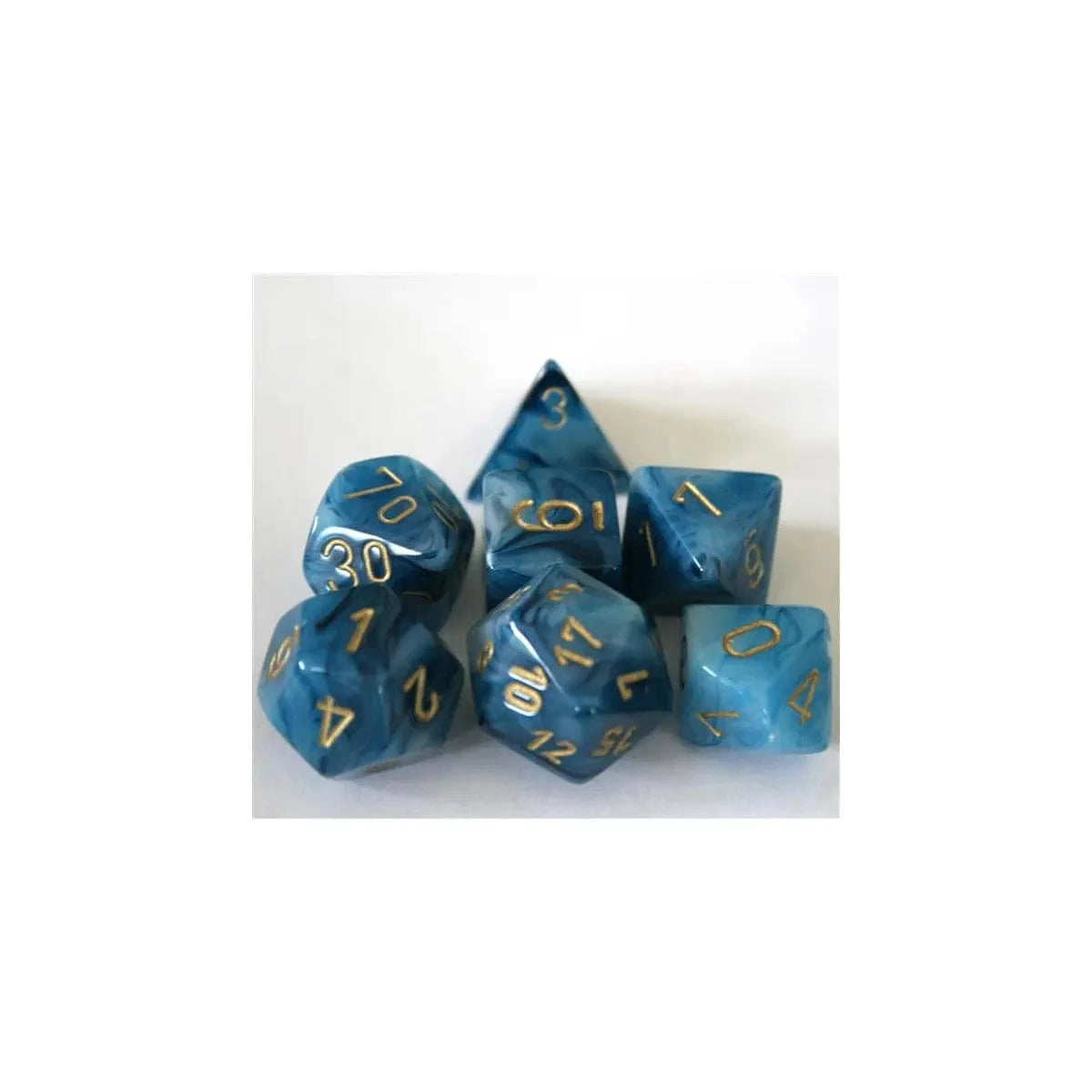 Chessex Chessex Phantom Teal/Gold Set