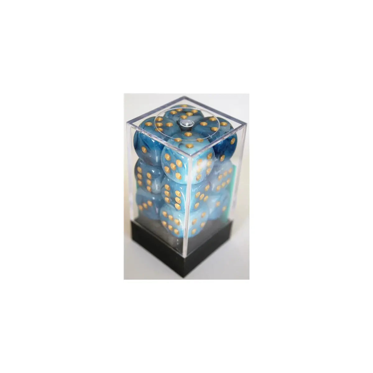 Chessex Phantom Teal/Gold W6 16mm Set
