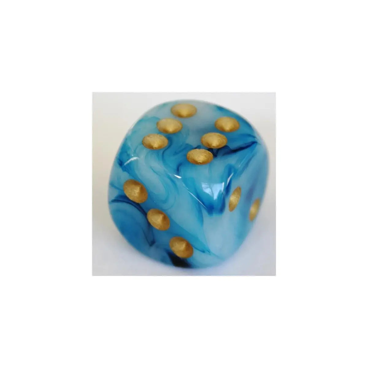 Chessex Phantom Teal/Gold W6 20mm