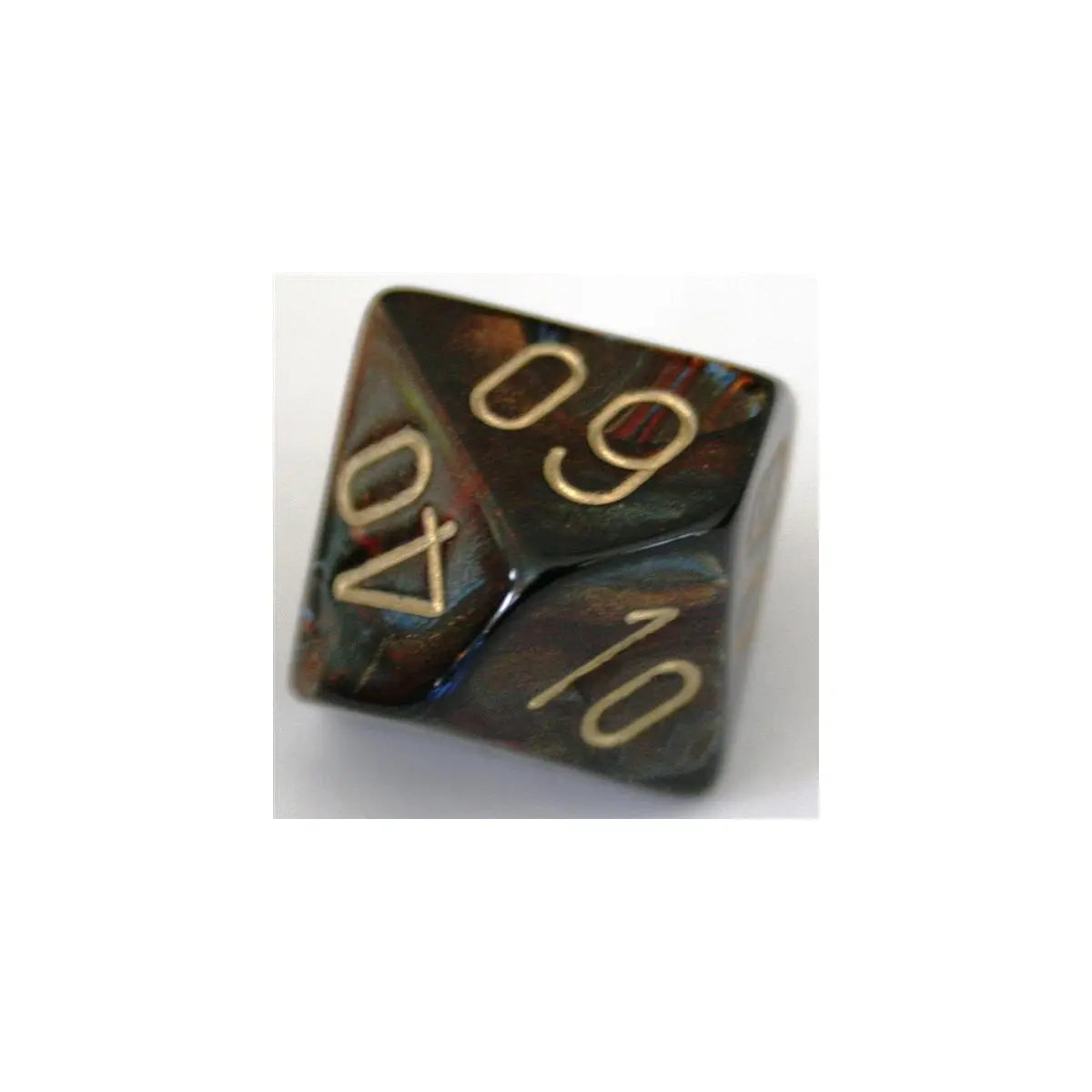 Chessex Scarab Blue-Blood/Gold W10-0