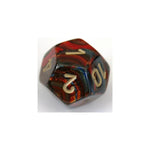 Chessex Chessex Scarab Blue-Blood/Gold W12