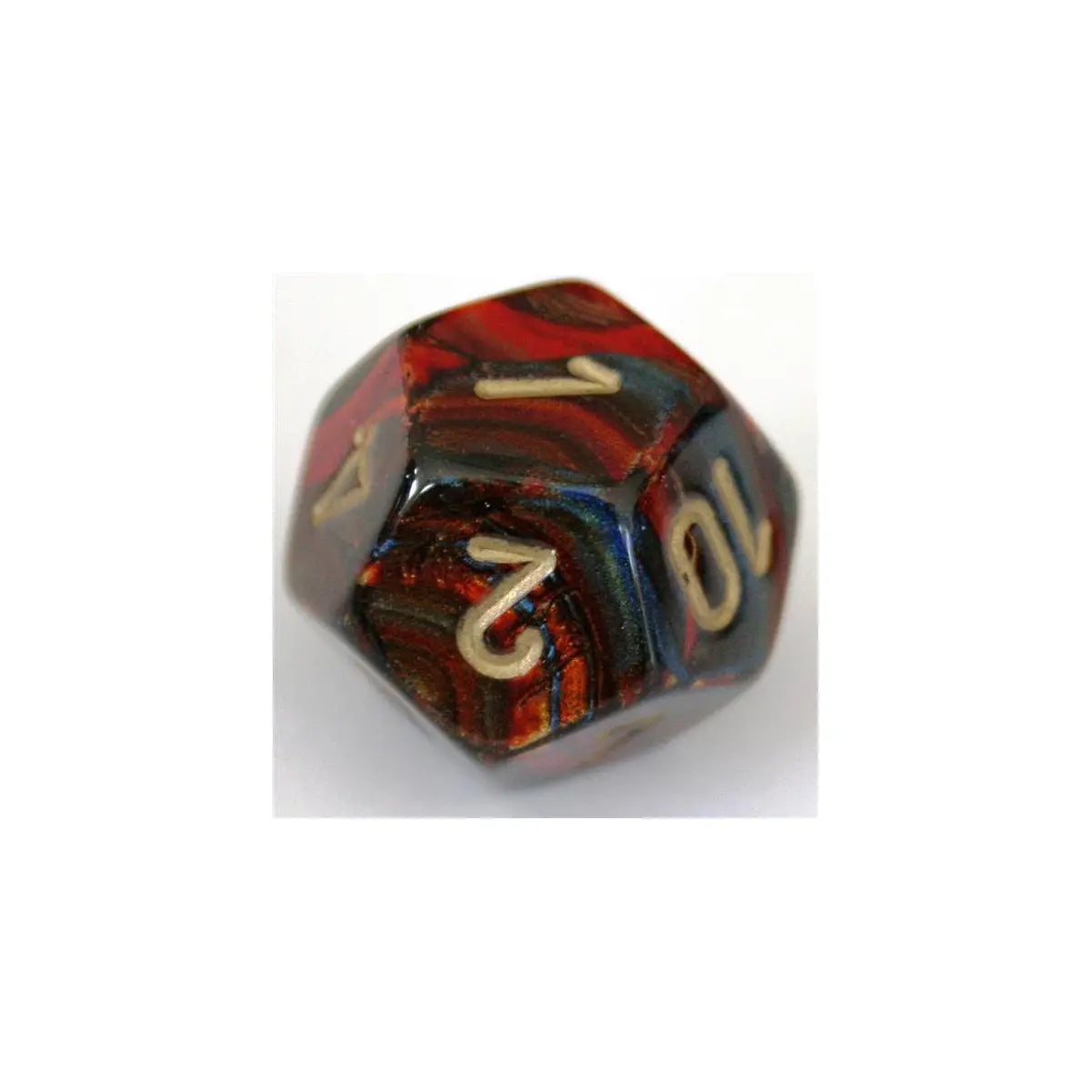 Chessex Scarab Blue-Blood/Gold W12
