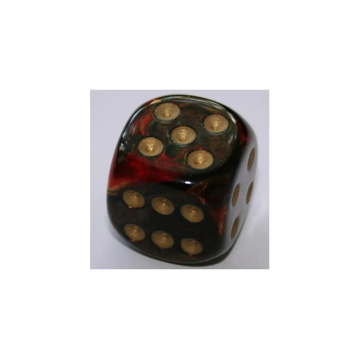 Chessex Scarab Blue-Blood/Gold W6 20mm