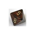 Chessex Chessex Scarab Blue-Blood/Gold W8