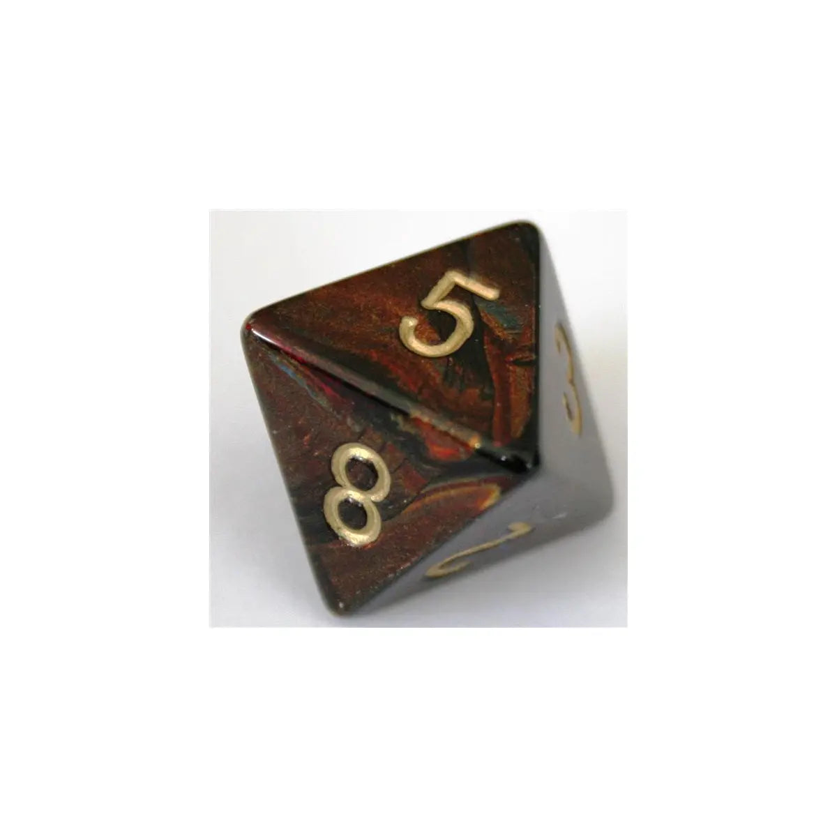 Chessex Scarab Blue-Blood/Gold W8