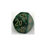 Chessex Chessex Scarab Jade/Gold W10-0