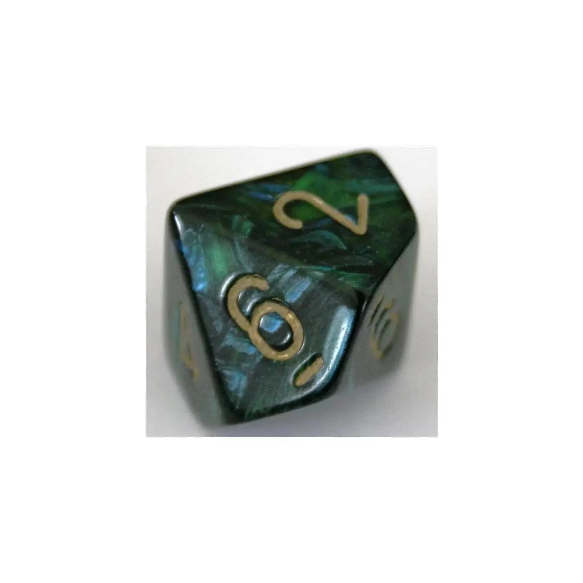 Chessex Chessex Scarab Jade/Gold W10