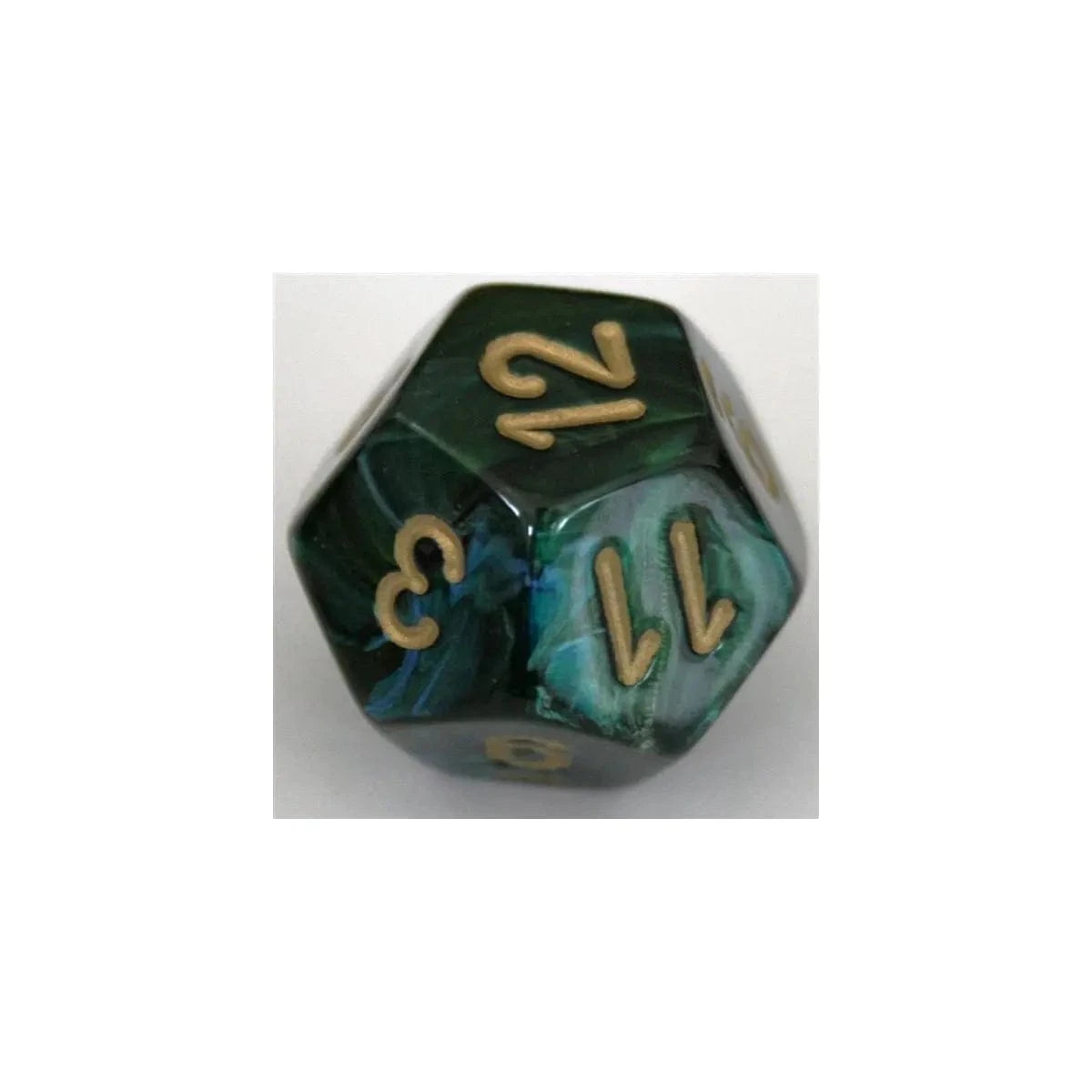 Chessex Chessex Scarab Jade/Gold W12