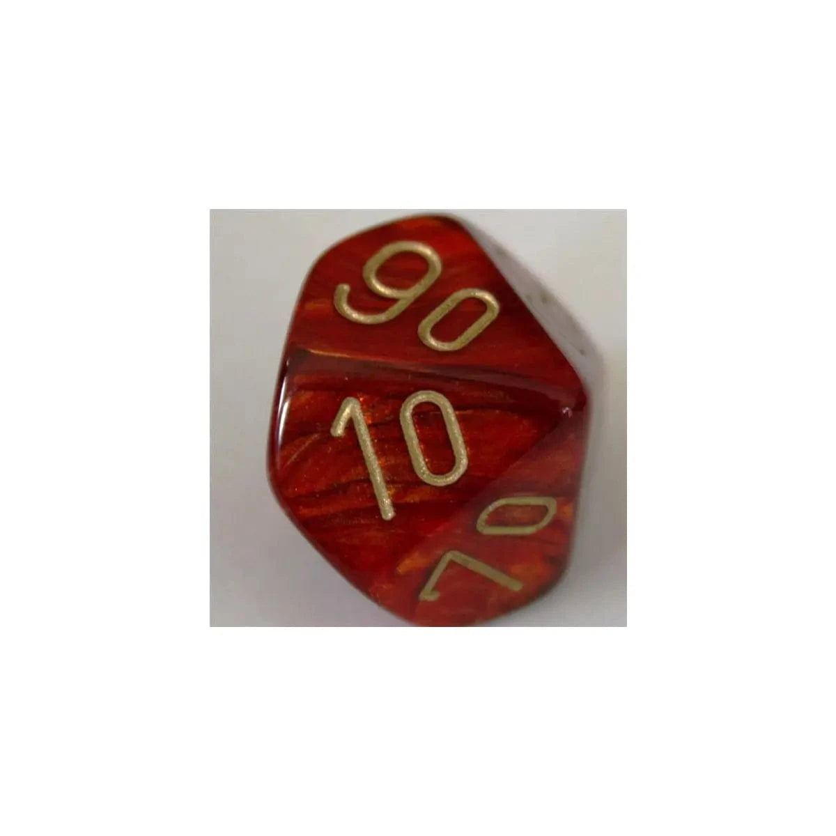 Chessex Chessex Scarab Scarlet/Gold W10-0