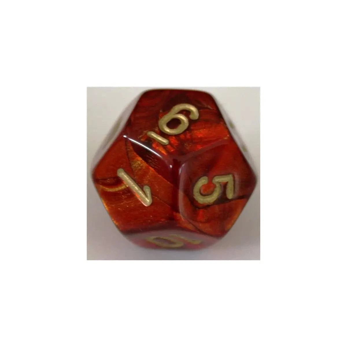 Chessex Chessex Scarab Scarlet/Gold W12
