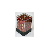 Chessex Chessex Scarab Scarlet/Gold W6 12mm Set