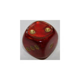 Chessex Chessex Scarab Scarlet/Gold W6 12mm