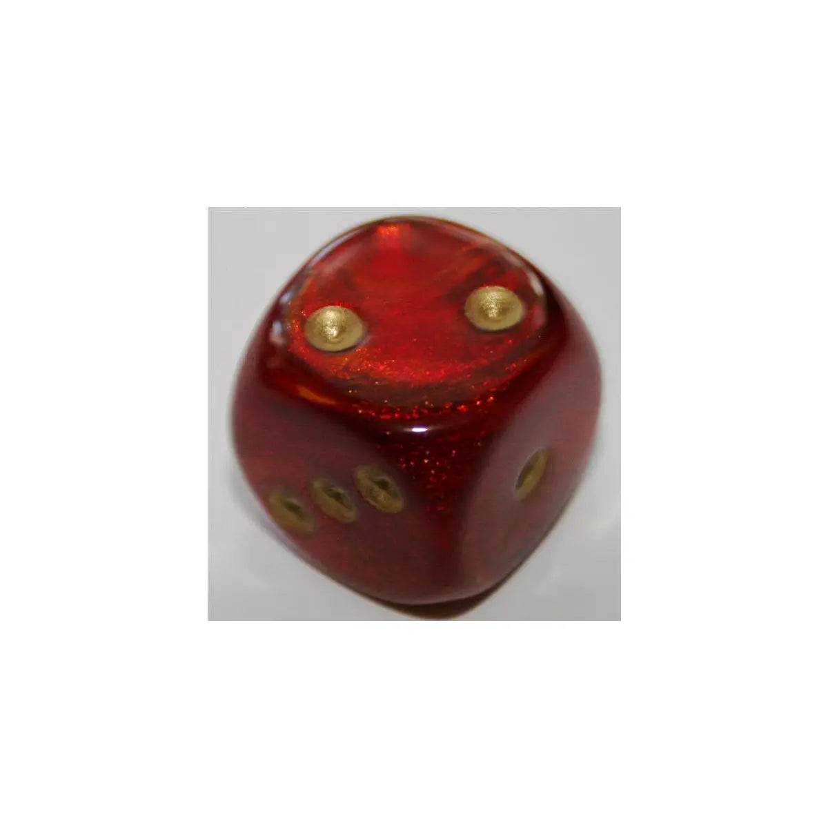 Chessex Scarab Scarlet/Gold W6 20mm
