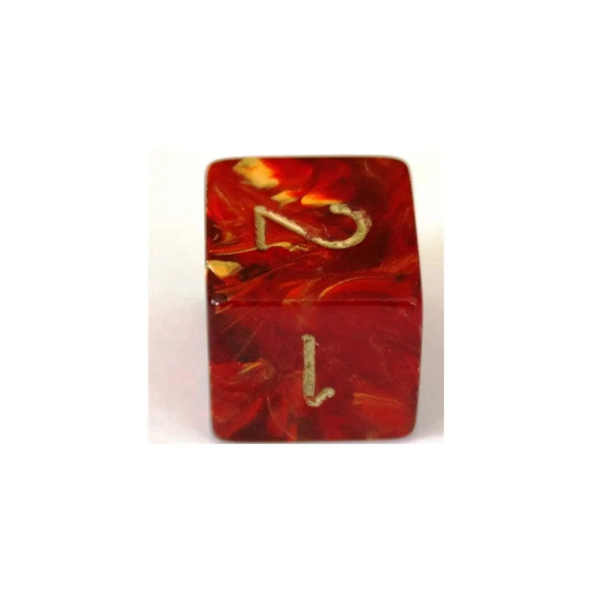 Chessex Chessex Scarab Scarlet/Gold W6