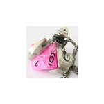 Chessex Chessex Silberner Anhänger W10 Mit Kette