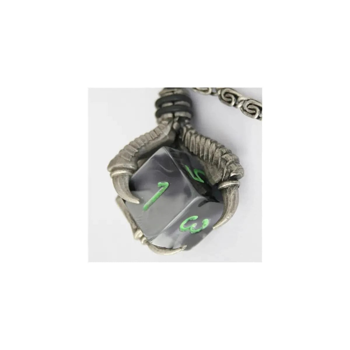 Chessex Chessex Silberner Anhänger W6 Mit Kette