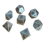 Chessex Chessex Solid Metal Silver Color Set