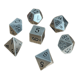 Chessex Chessex Solid Metal Silver Color Set