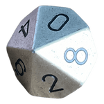 Chessex Chessex Solid Metal Silver Color W10