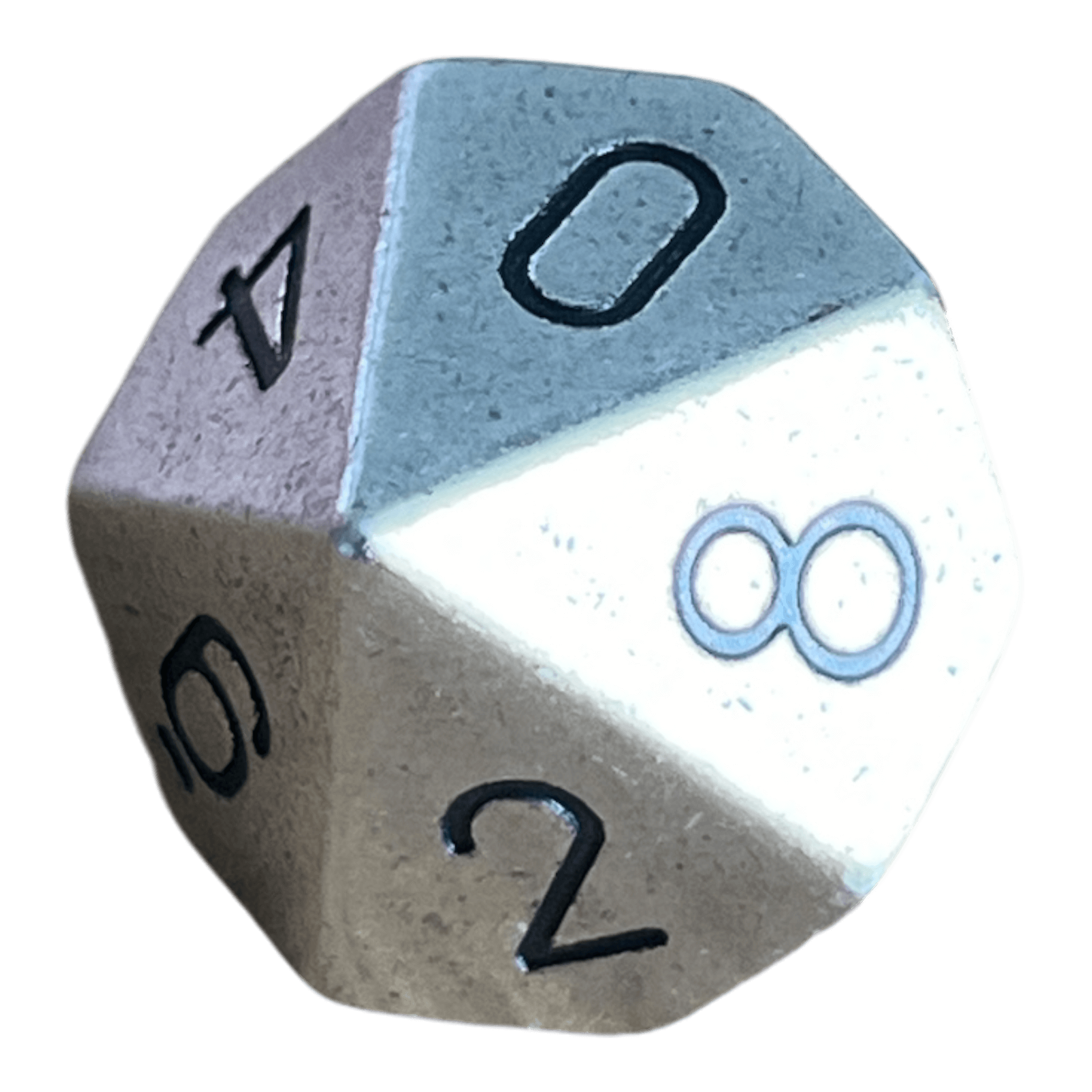 Chessex Chessex Solid Metal Silver Color W10