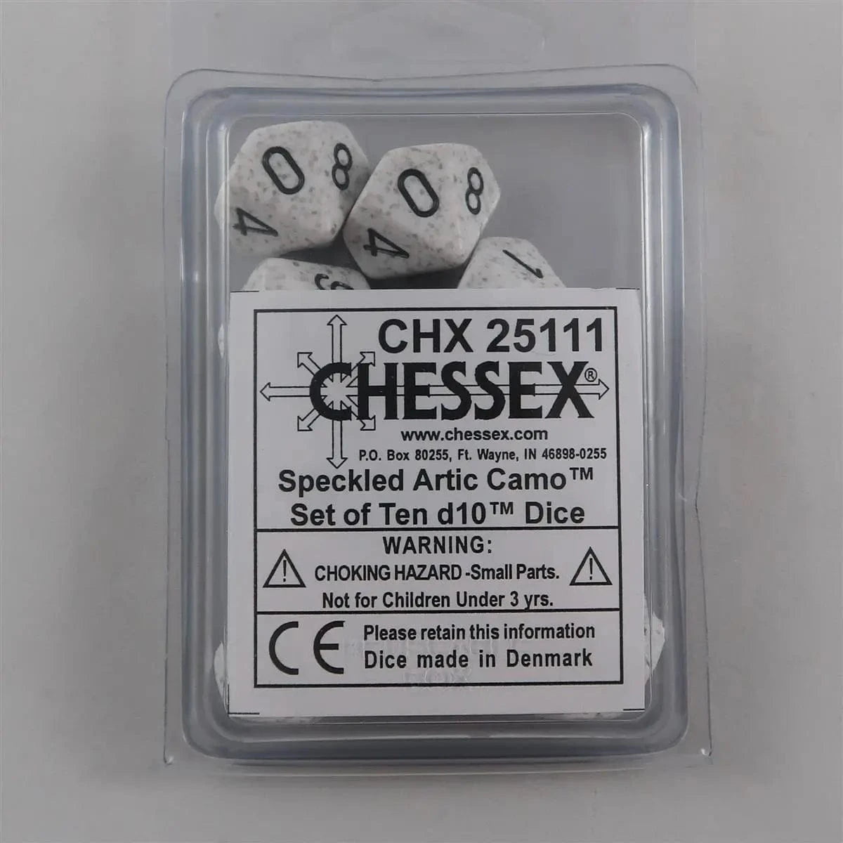 Chessex Chessex Speckled Arctic Camo 10 x W10 Set