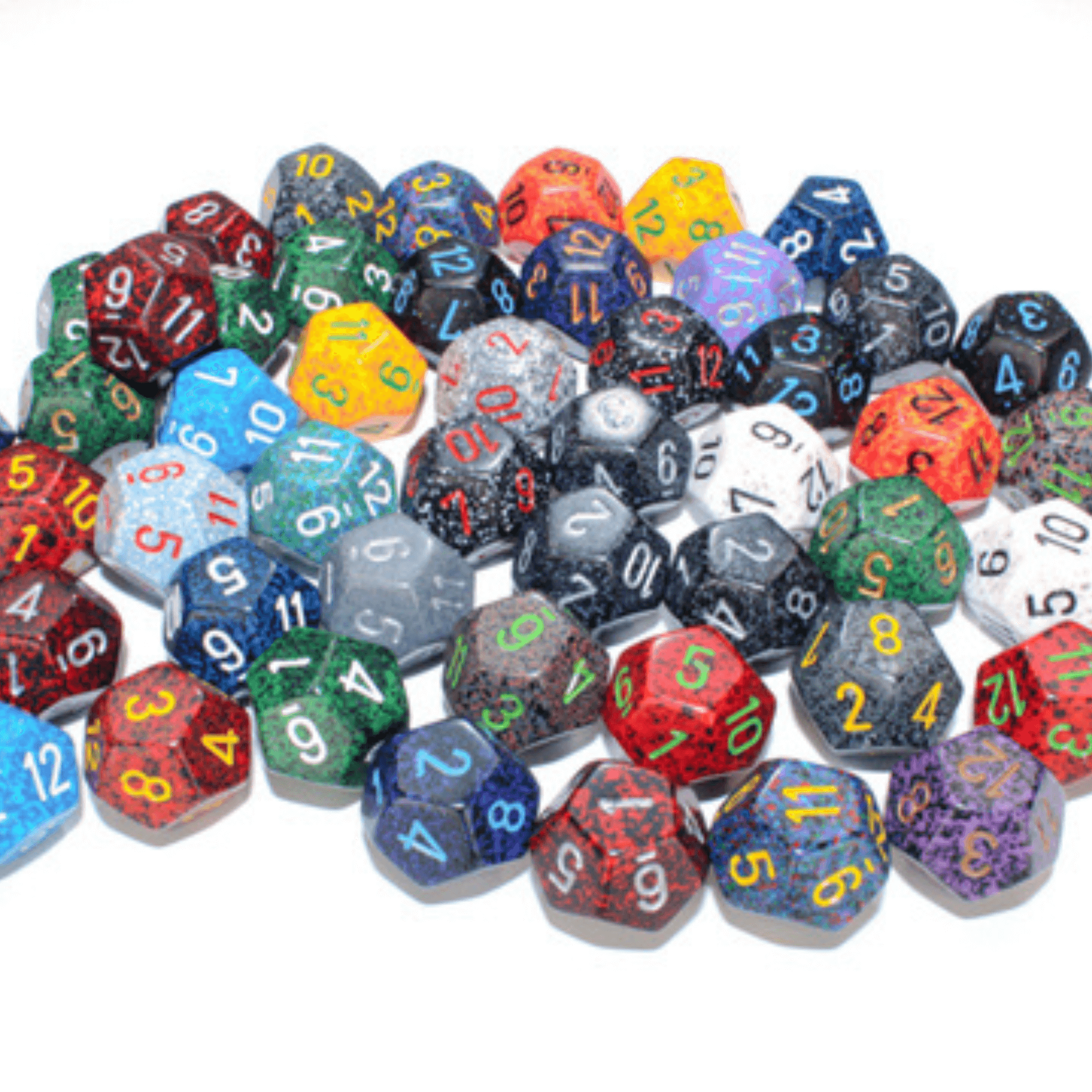 Würfel Stube Chessex Speckled Bag of 50x W12