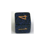 Chessex Chessex Speckled Golden Cobalt W6