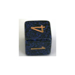 Chessex Speckled Golden Cobalt W6