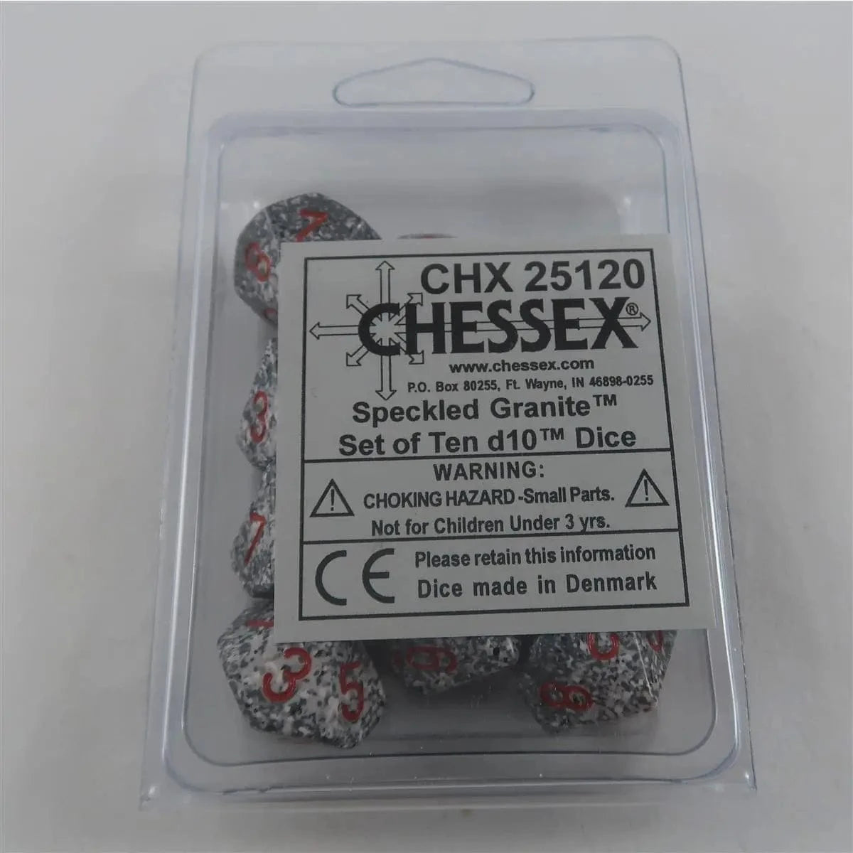 Chessex Chessex Speckled Granite 10 x W10 Set
