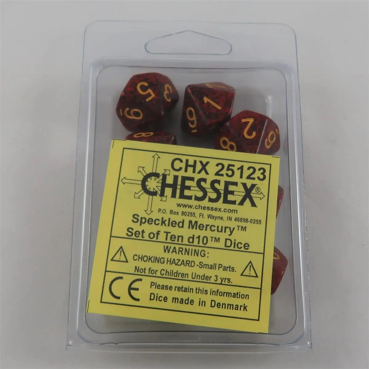 Chessex Speckled Mercury 10 x W10 Set