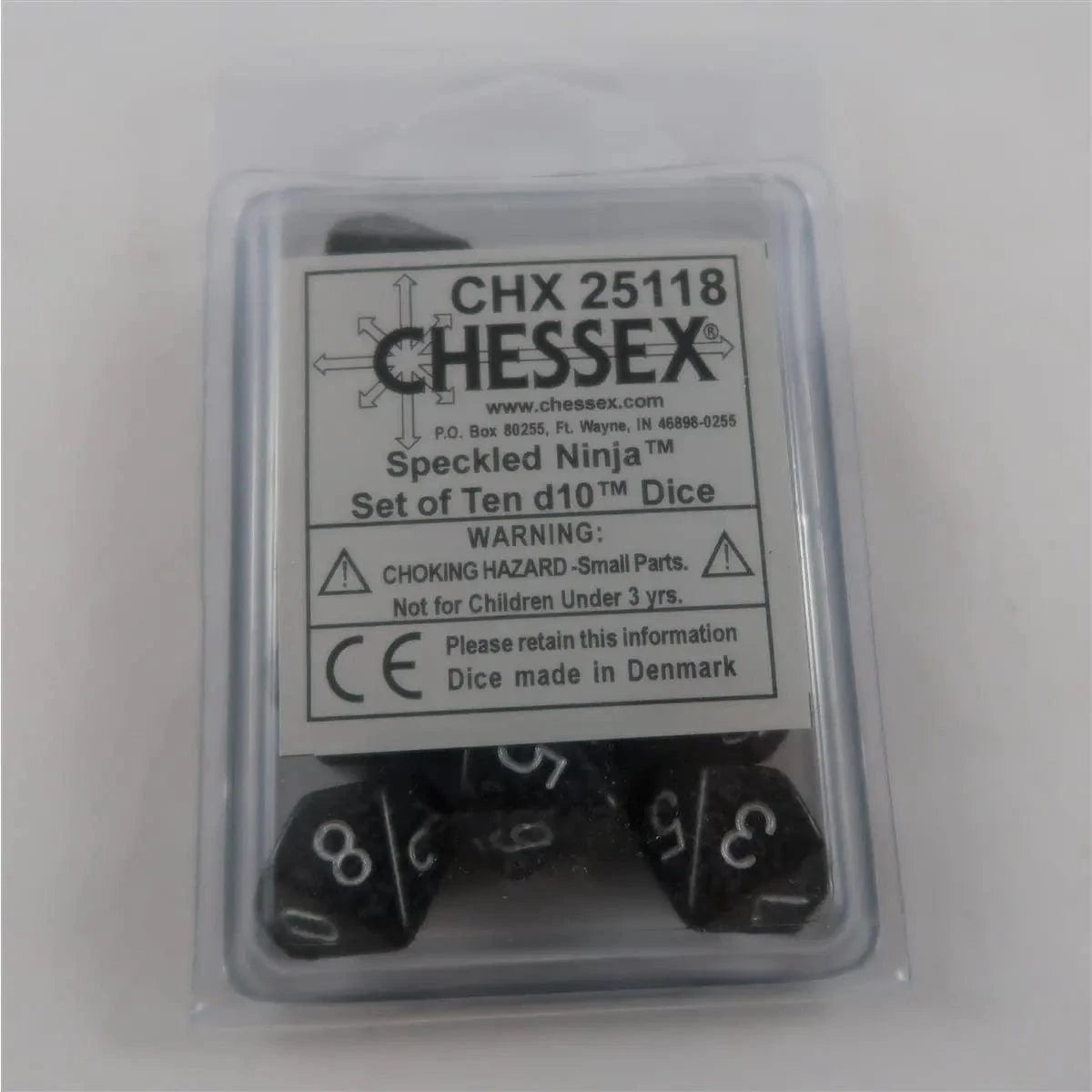 Chessex Chessex Speckled Ninja 10 x W10 Set