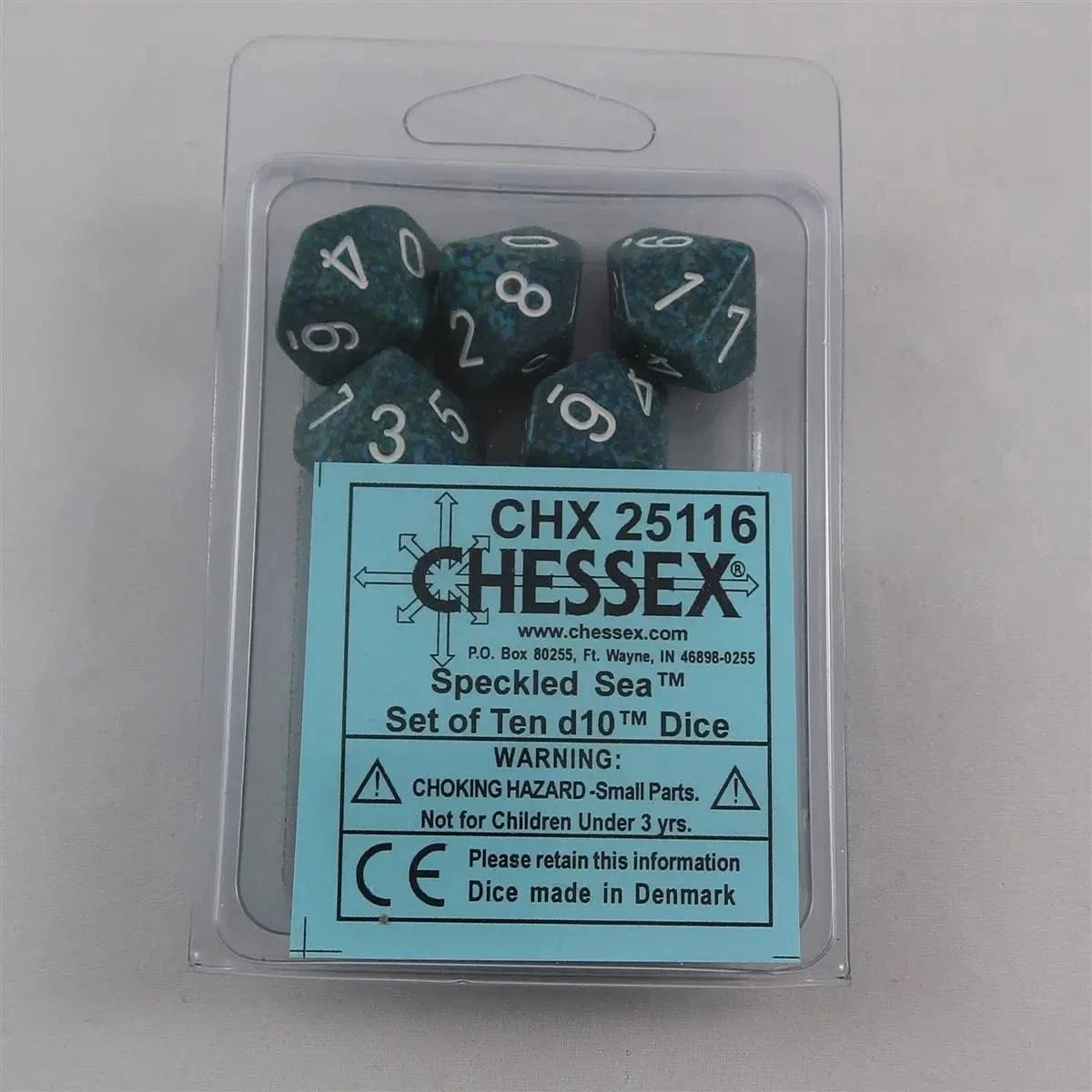 Chessex Chessex Speckled Sea 10 x W10 Set