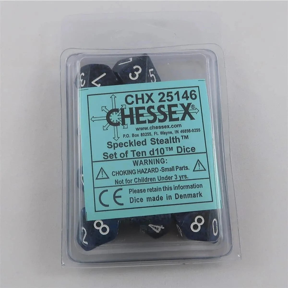 Chessex Chessex Speckled Stealth 10 x W10 Set