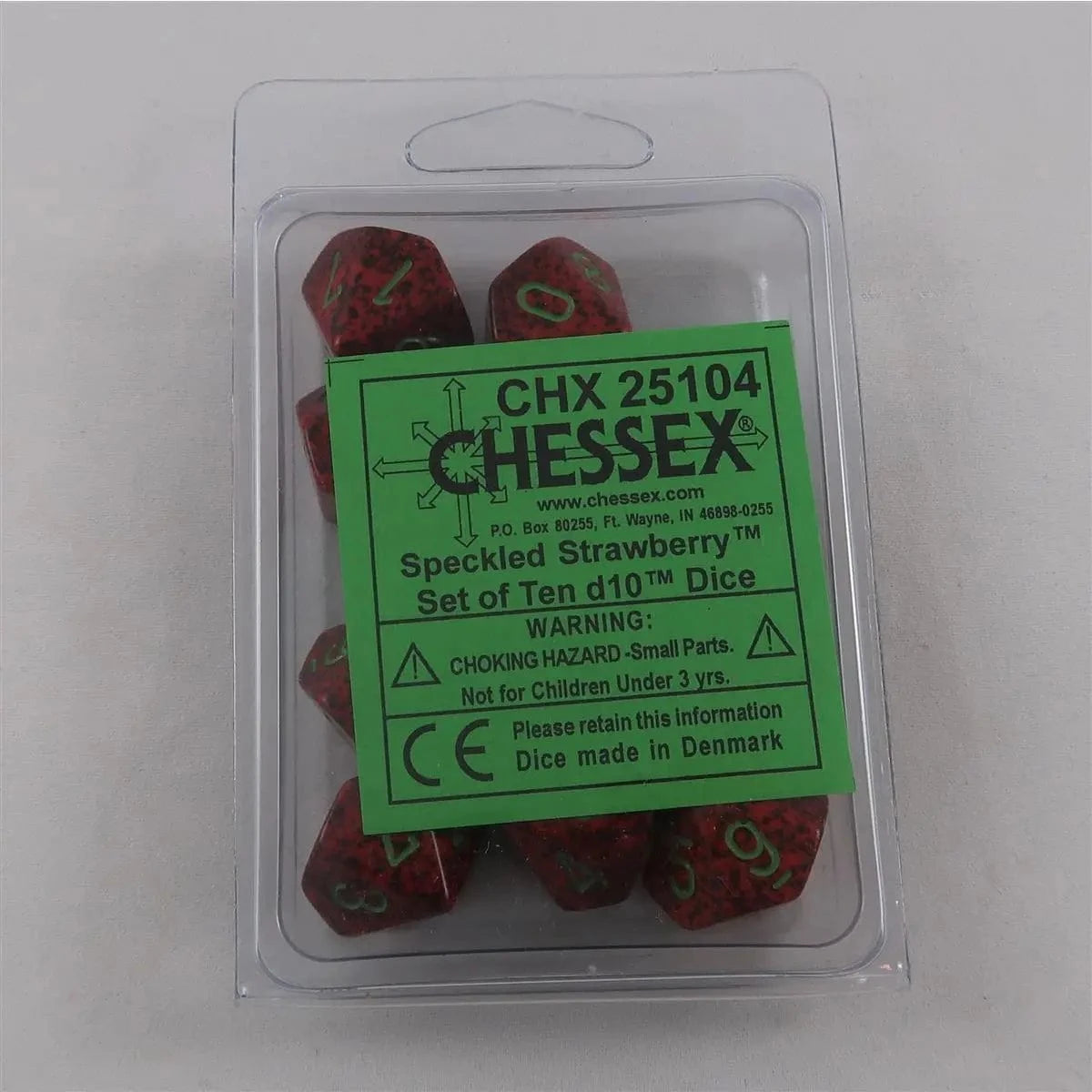 Chessex Chessex Speckled Strawberry 10 x W10 Set