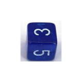 Chessex Translucent Blue W6