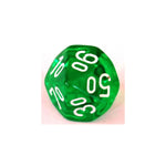 Chessex Chessex Translucent Green W10-0